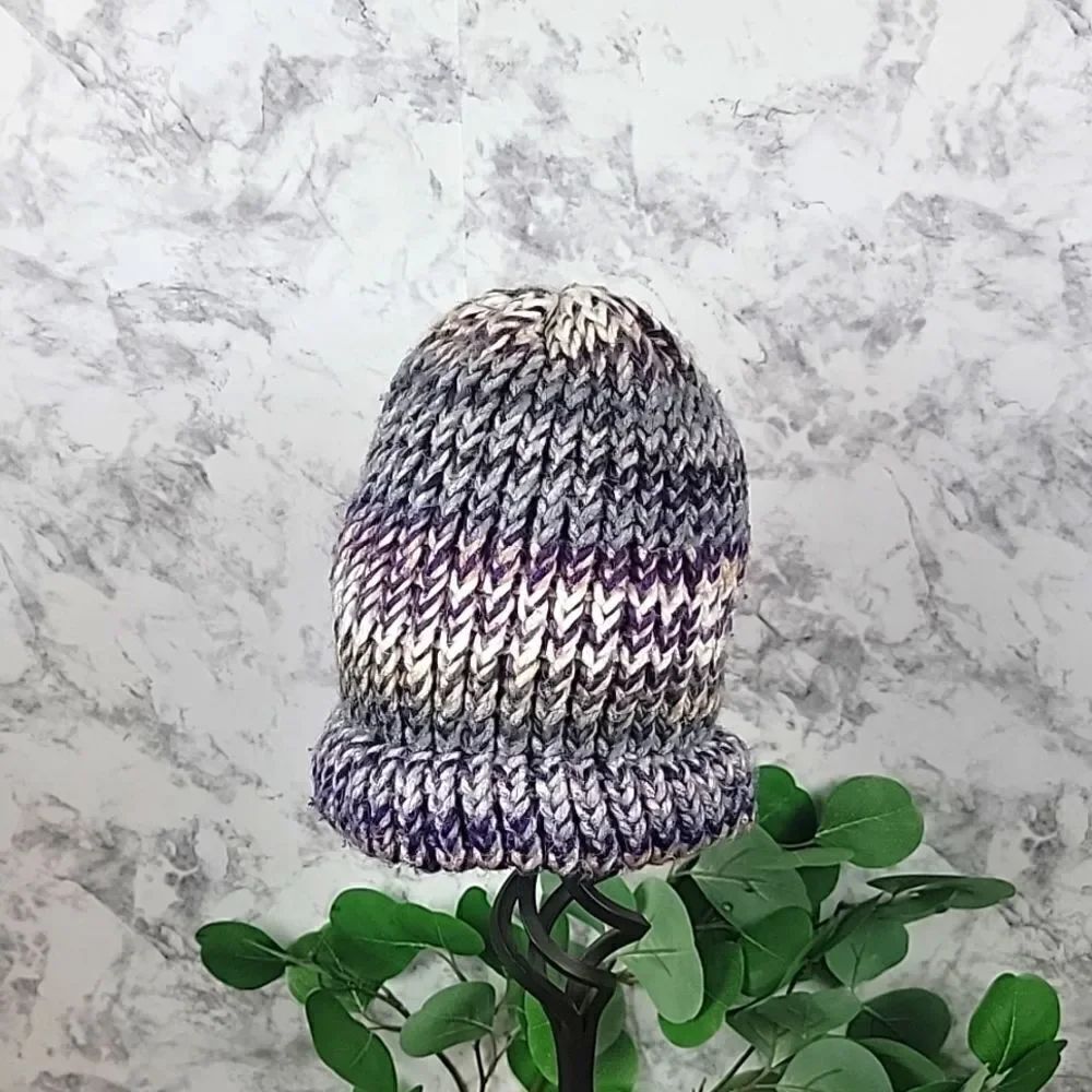 Handmade knit beanie One Size